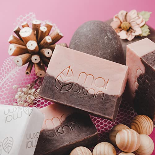 Lavender Palmrosa Handmade Bathing Soap Bar | Mai Sknn | De-stress with Lavendar | Vegan | Natural Handmade | Cruelty Free | Sulphate & Paraben Free | Preservative Free